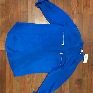 Blue MK blouse